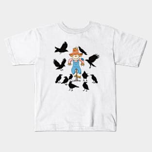 Scared Scarecrow Kids T-Shirt